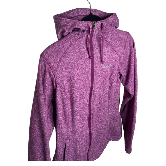 Columbia Tops - Columbia Women’s Full Zip Hoodie in Rasberry Heather,EUC, Sz S